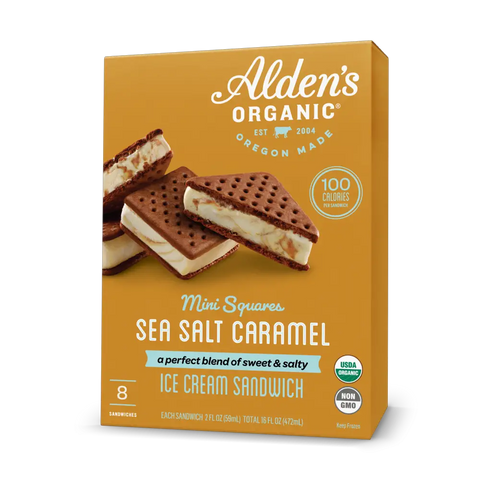 Sea Salt Caramel Mini Squares