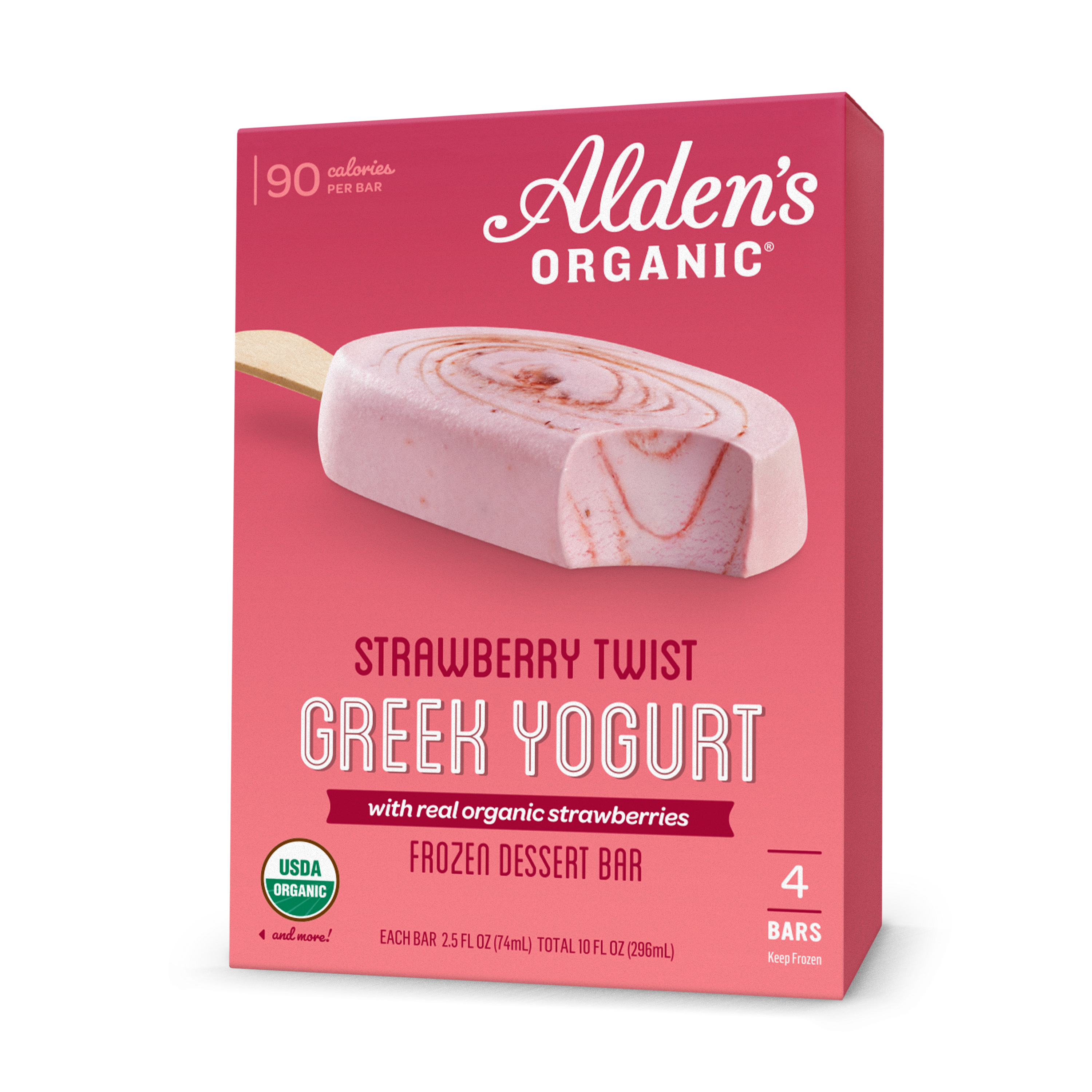 Strawberry Twist Bar – Alden's Organic