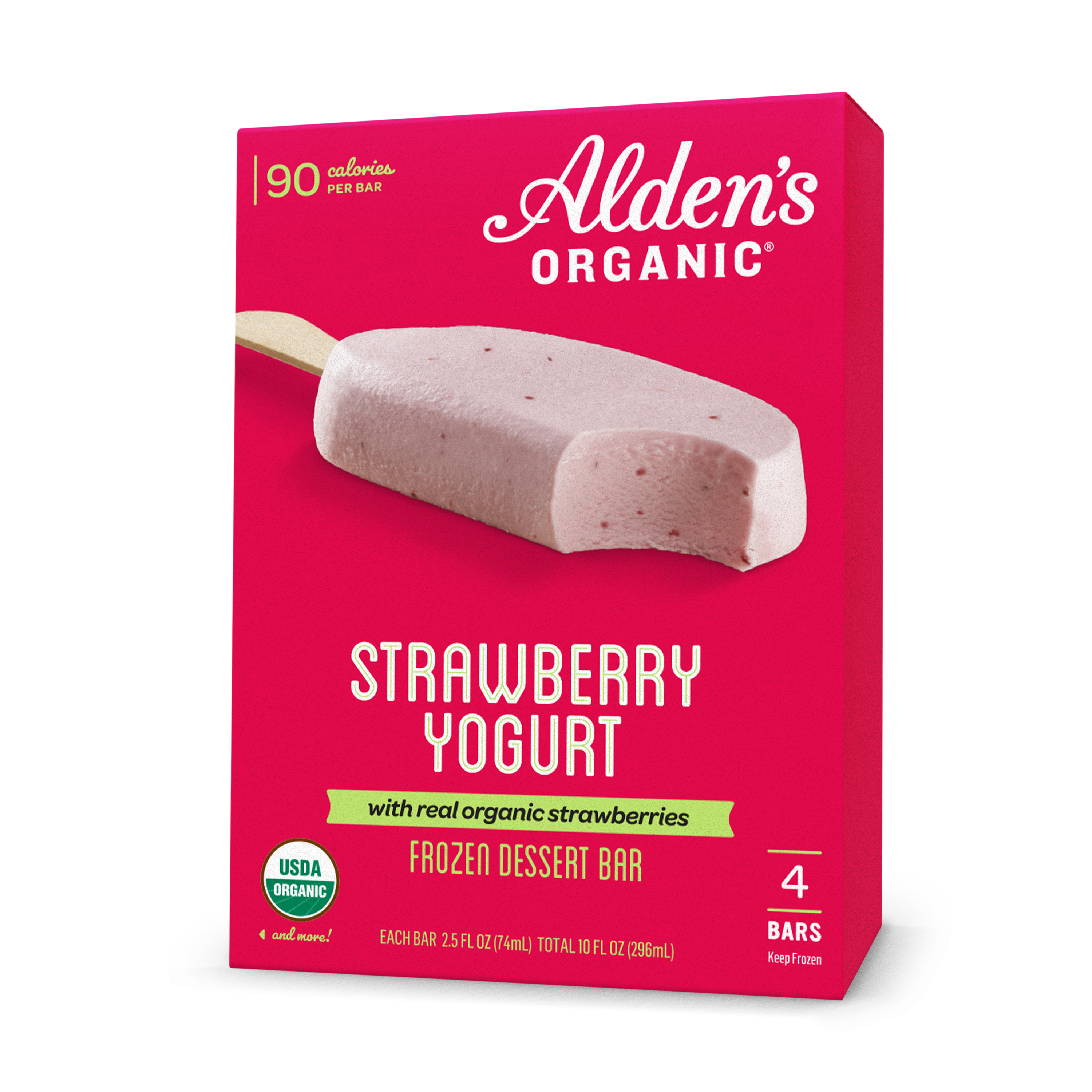 Strawberry Yogurt Bar – Alden's Organic