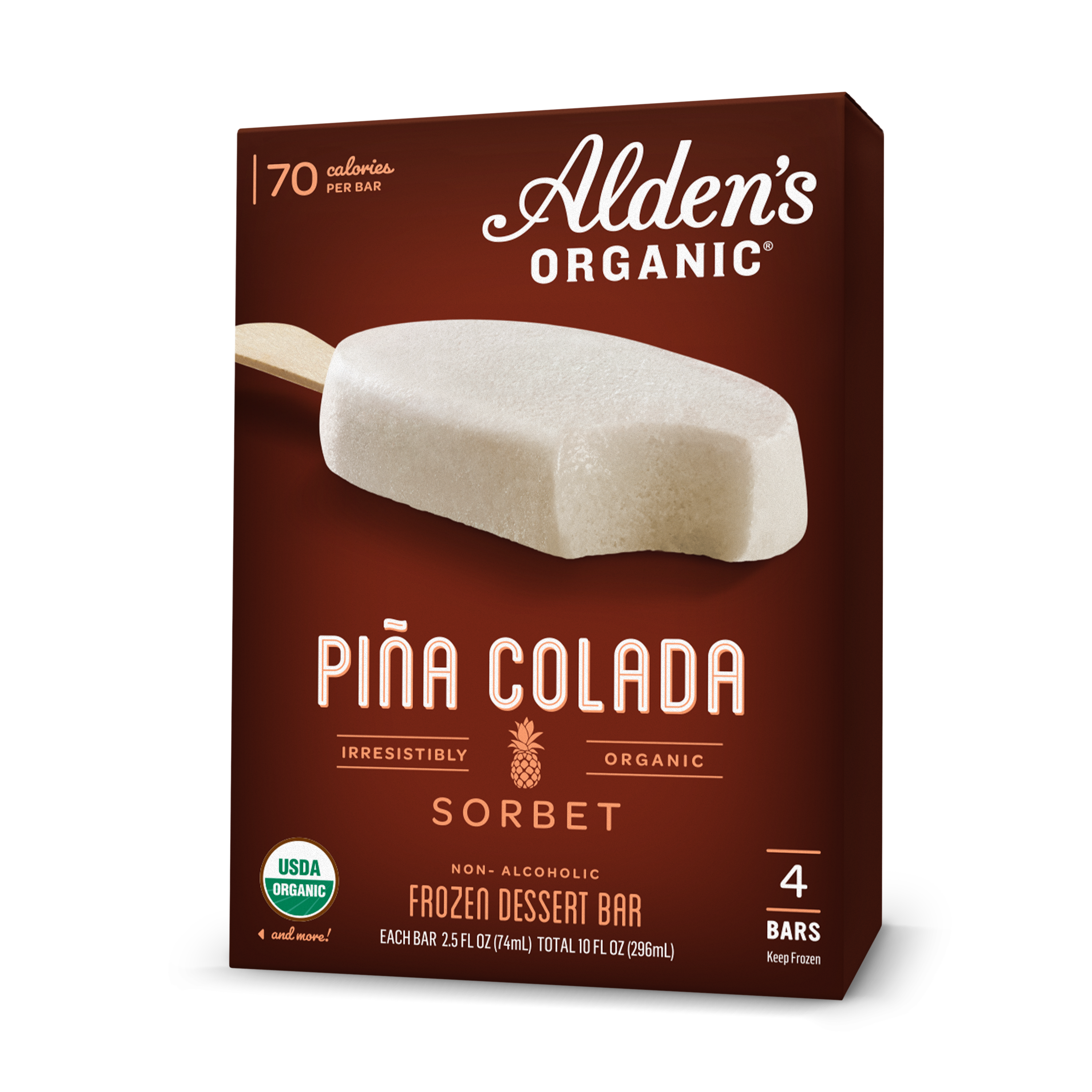 Piña Colada Sorbet Bar – Alden's Organic