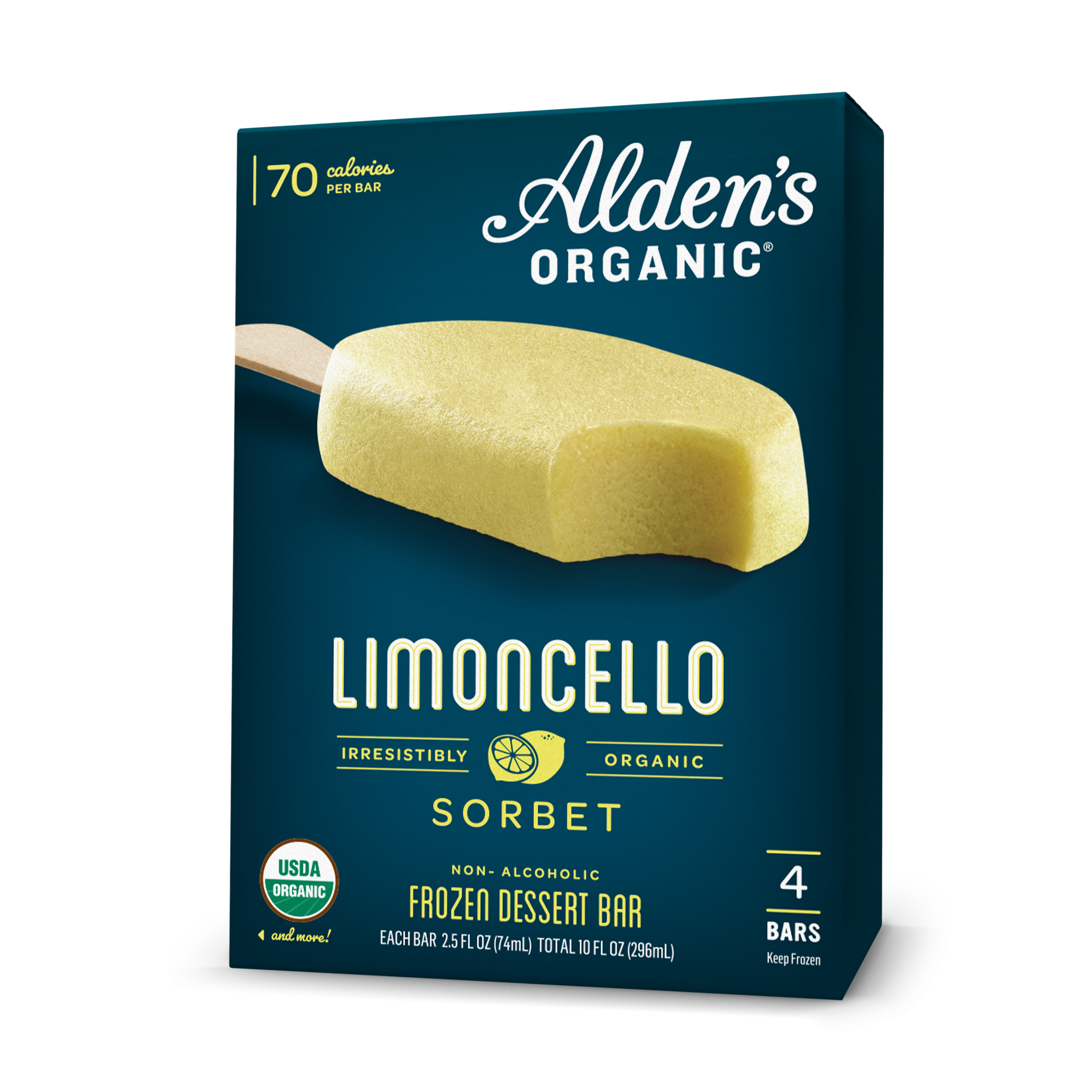 Limoncello Sorbet Bar – Alden's Organic