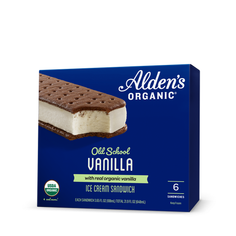 Old School Vanilla Ice Cream Sandwich
