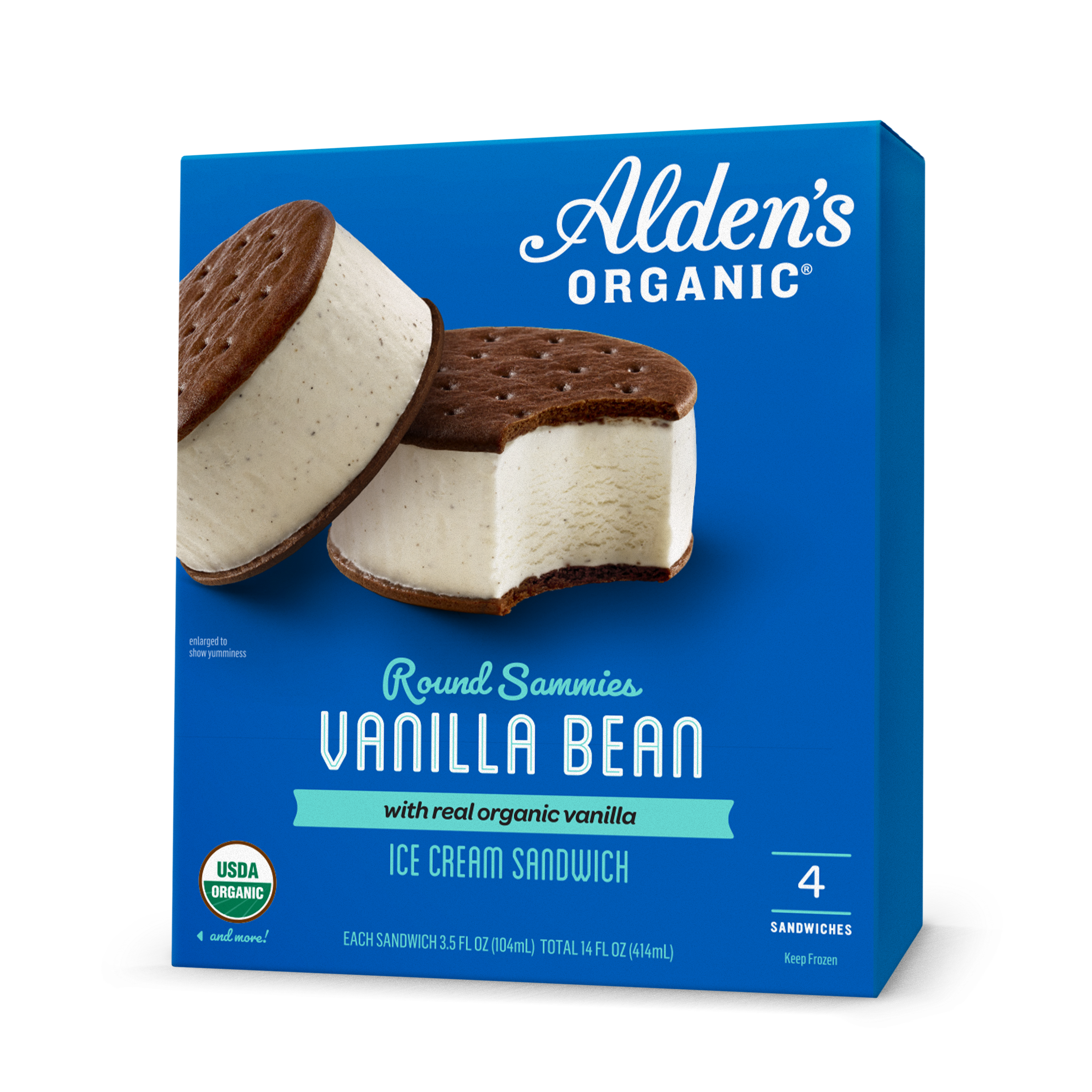 Vanilla Rounds Vanilla Bean Round Sammies – Alden's Organic