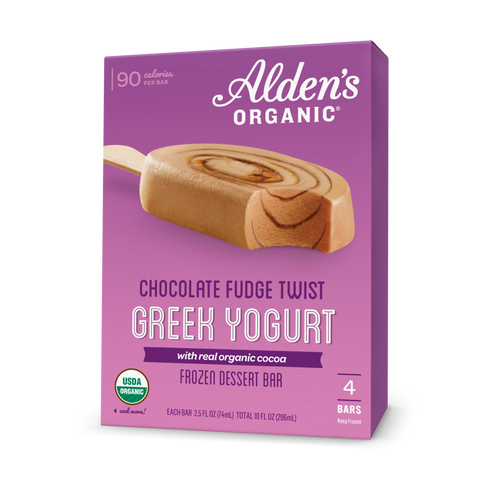 Chocolate Fudge Twist Bar – Alden's Organic Chocolate Fudge Twist Bar – Alden's Organic